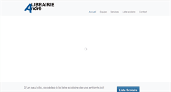 Desktop Screenshot of librairieandre.com